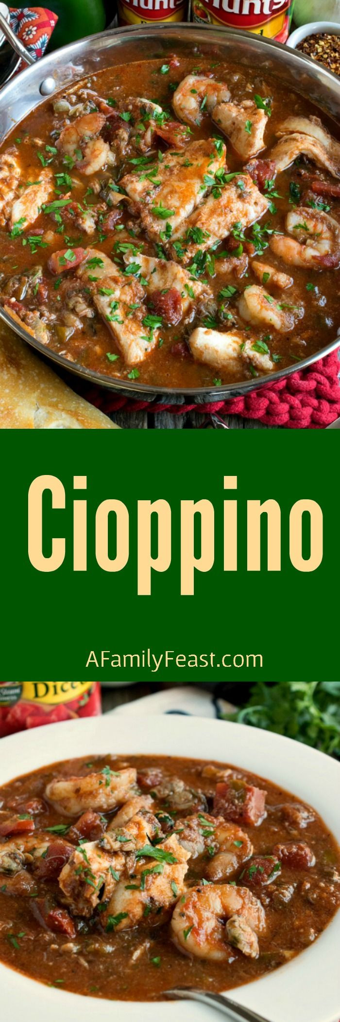 Tomato Based Seafood Stew
 Cioppino A classic Italian tomato based "Catch of the