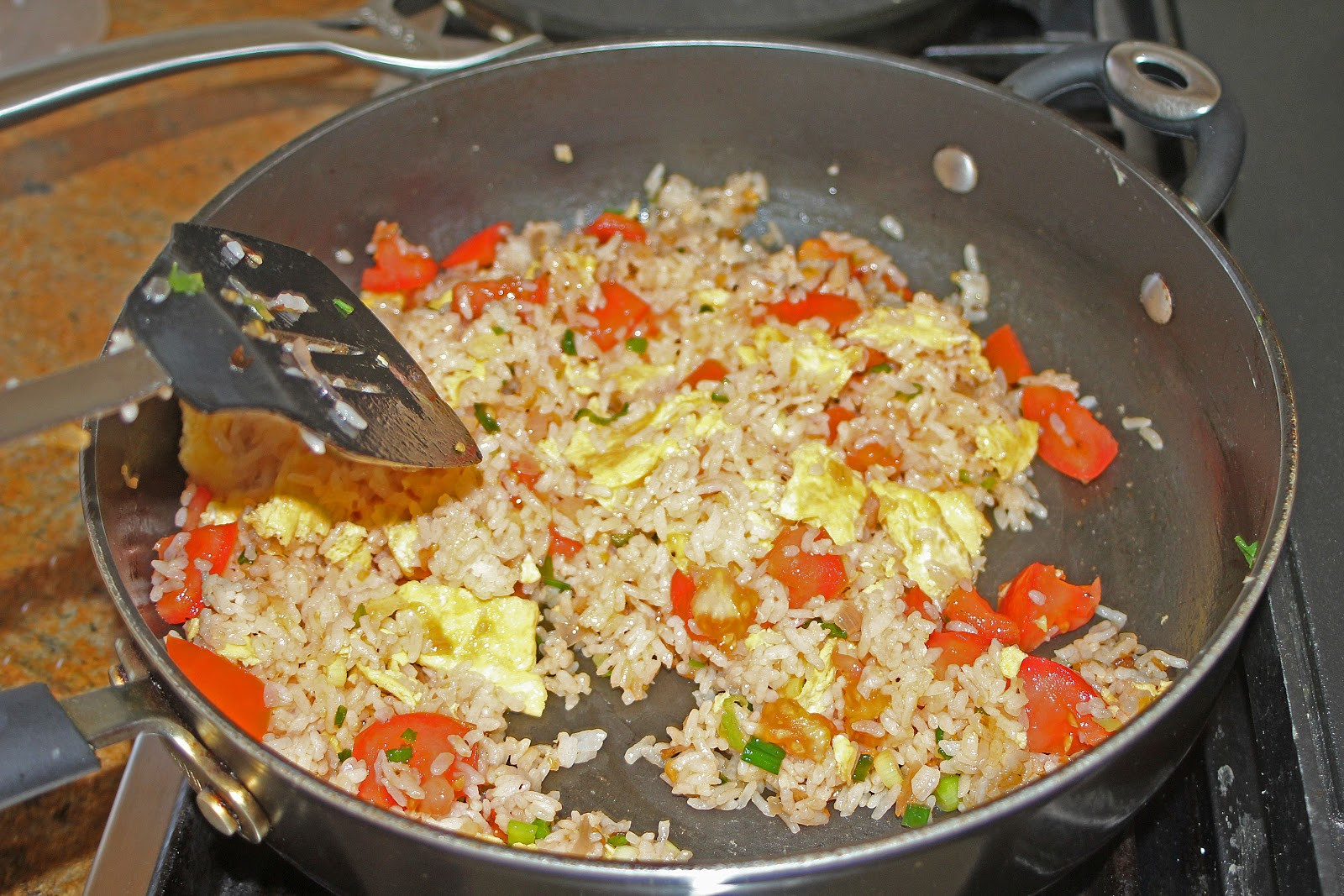Tomato Fried Rice
 The Grub Files Cooking with Camissonia Tomato Fried Rice