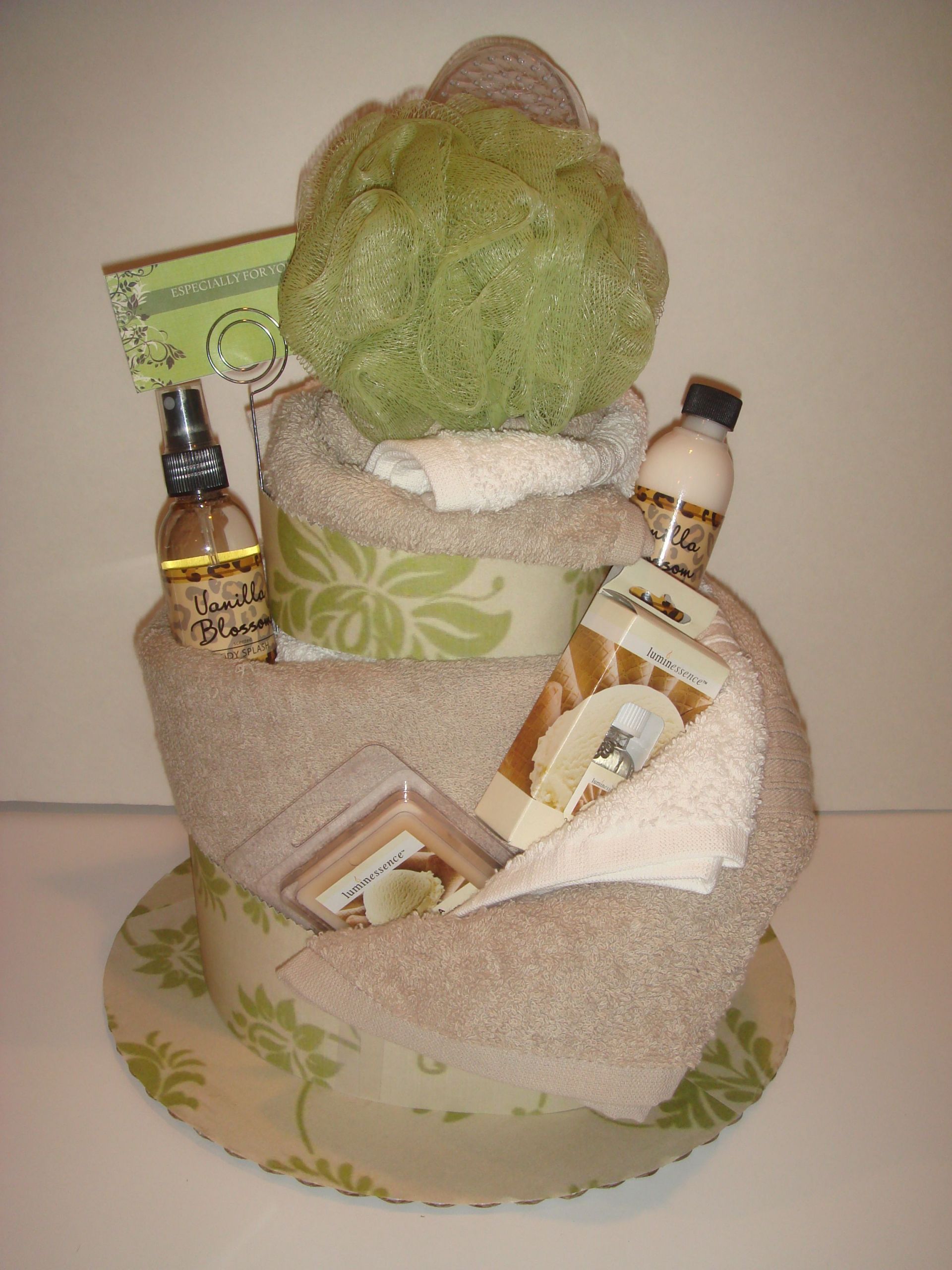 Towel Gift Basket Ideas
 This is a great idea for a Pure Romance t basket