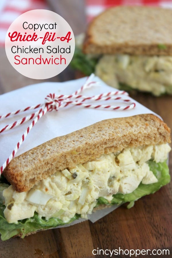 Traditional Chicken Salad Sandwich Recipe
 CopyCat Chick fil A Chicken Salad Sandwich Recipe