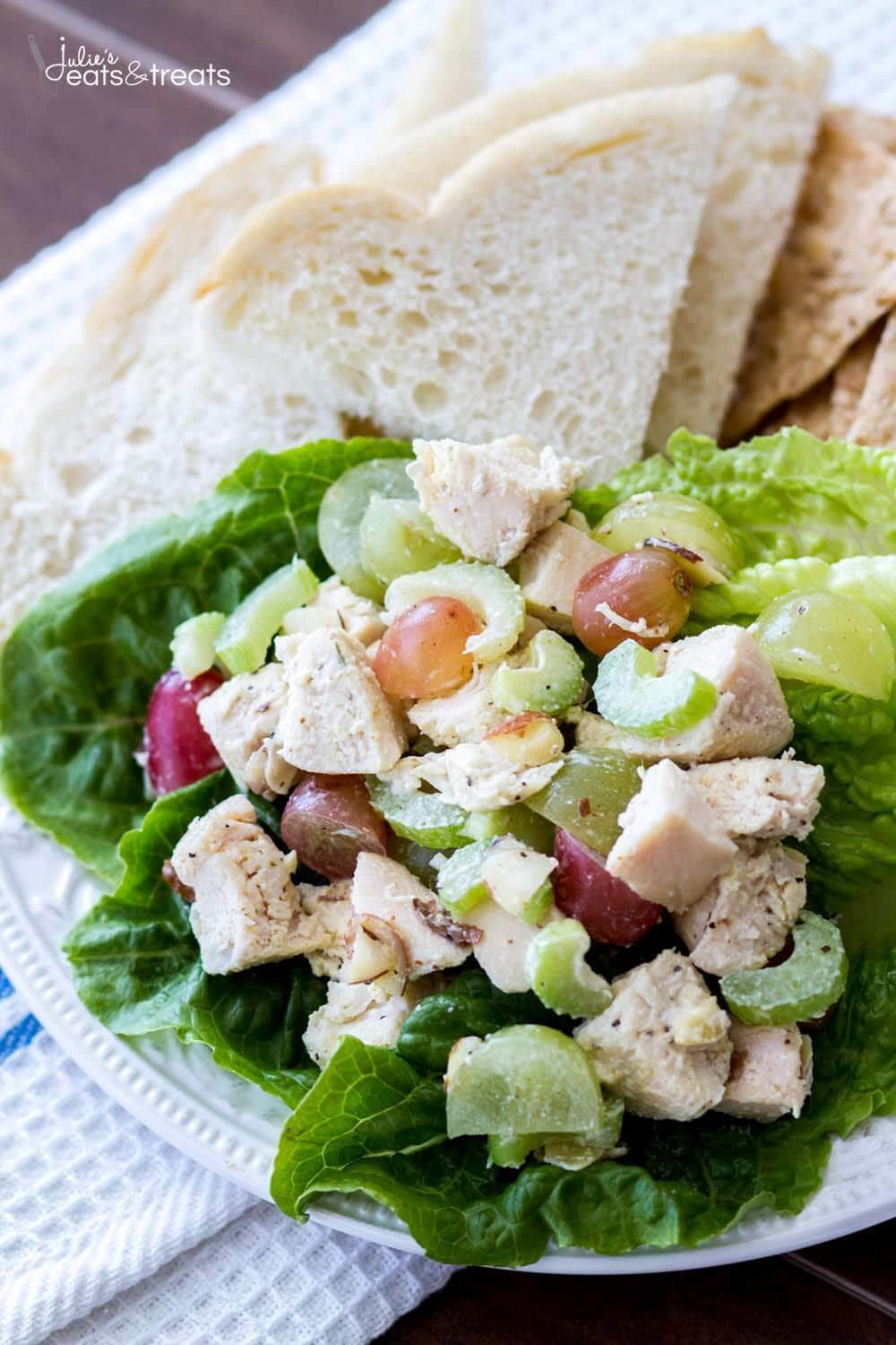 Traditional Chicken Salad Sandwich Recipe
 Light and Healthy Chicken Salad Recipe Julie s Eats & Treats