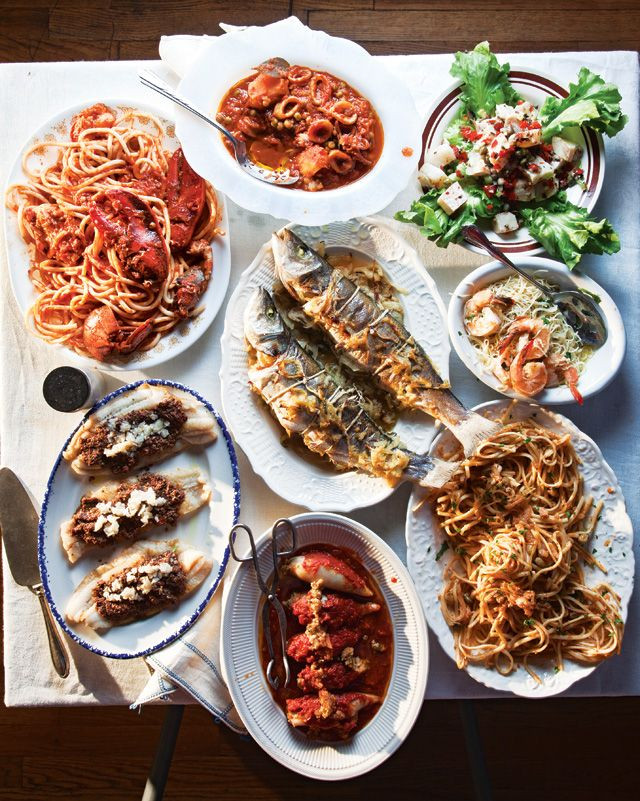 Traditional Italian Christmas Eve Dinner
 A Feast of Seven Fishes