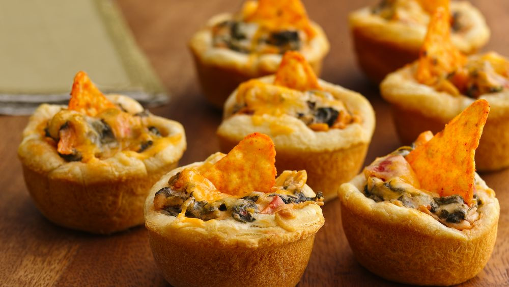 Traditional Mexican Appetizers
 Mexican Appetizer Cups recipe from Pillsbury