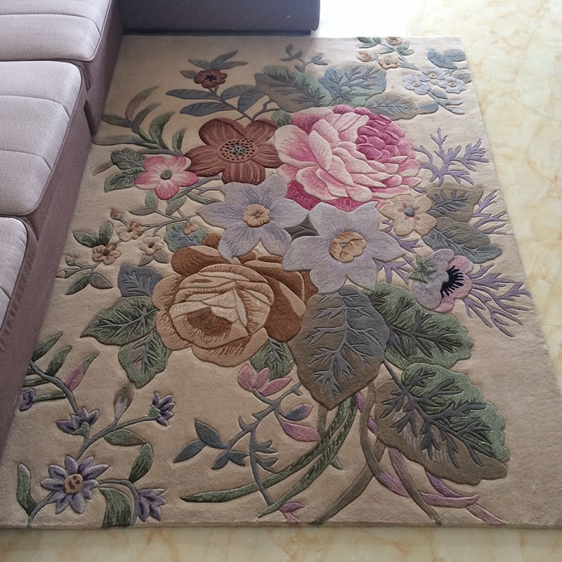 Traditional Rugs For Living Room
 Traditional Chinese Floral Carpets For Living Room 