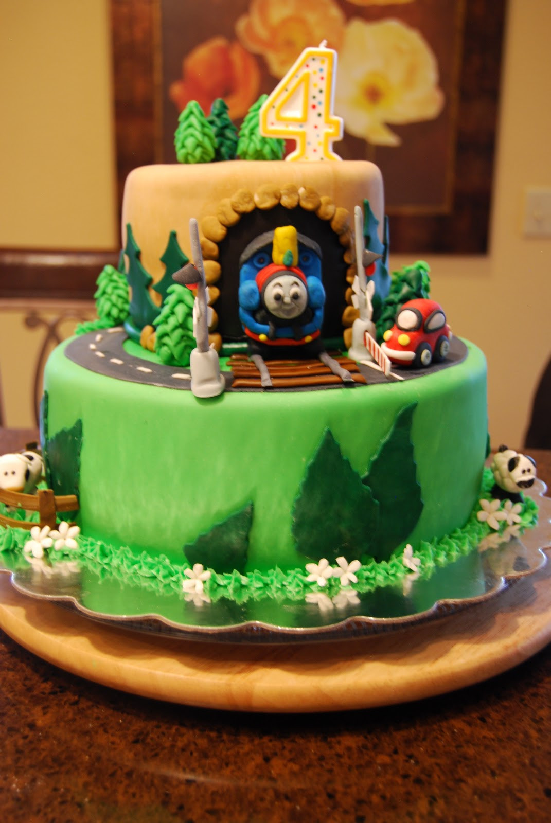 Train Birthday Cakes
 Gamma Susie s This n That Thomas The Train Cake with