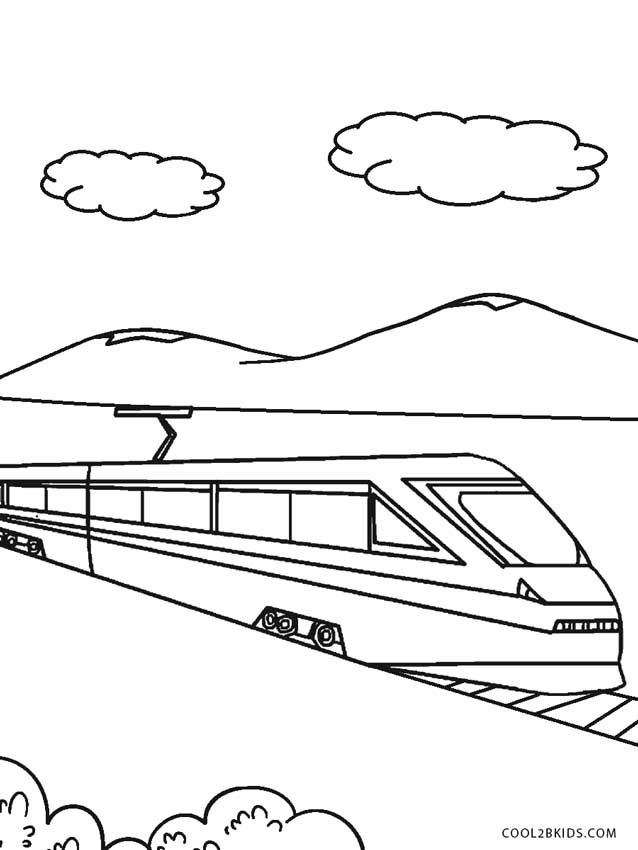 Train Coloring Pages For Kids
 Free Printable Train Coloring Pages For Kids