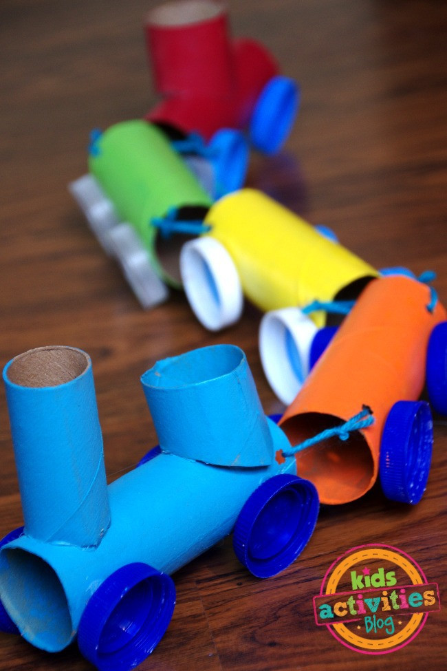 Train Craft For Kids
 Toilet Paper Roll Train