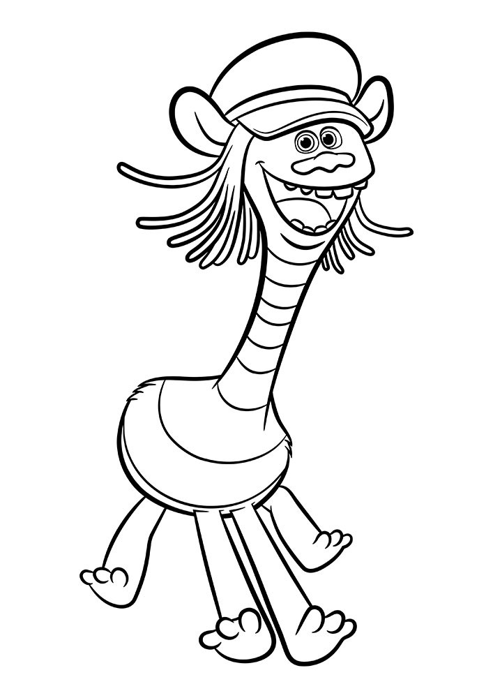 Trolls Printable Coloring Pages
 Trolls Coloring pages