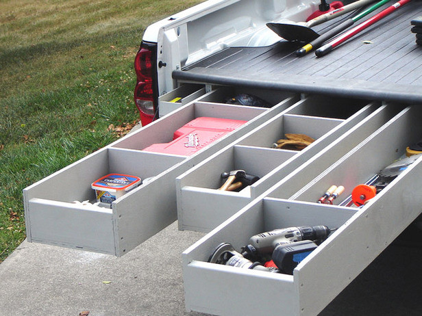 Truck Bed Organizer DIY
 DIY Truck Bed Storage