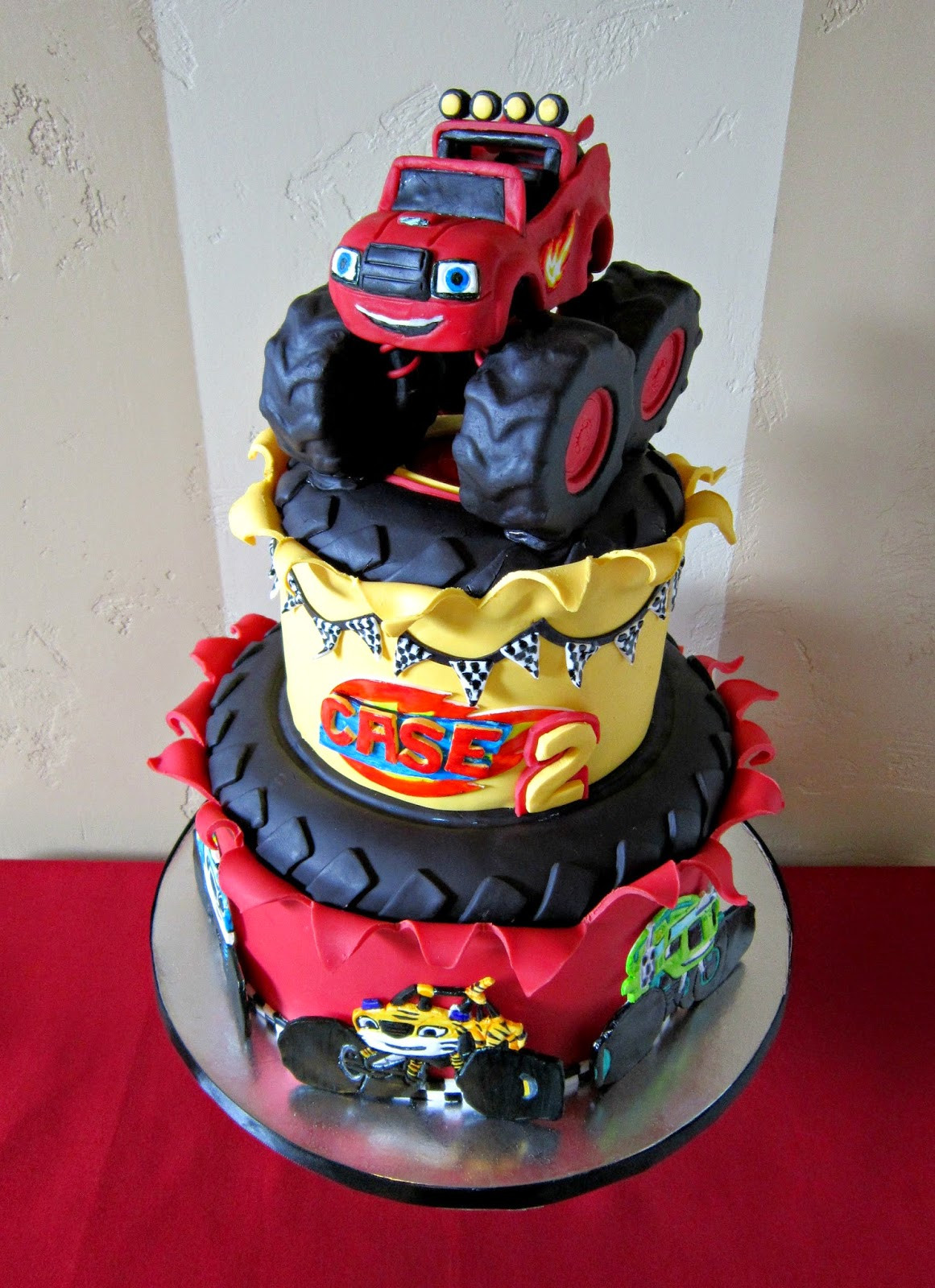 Truck Birthday Cake
 Delectable Cakes "Blaze and the Monster Machine s