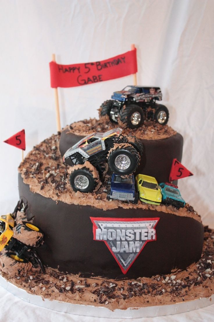 Truck Birthday Cake
 Best 25 Monster truck birthday cake ideas on Pinterest