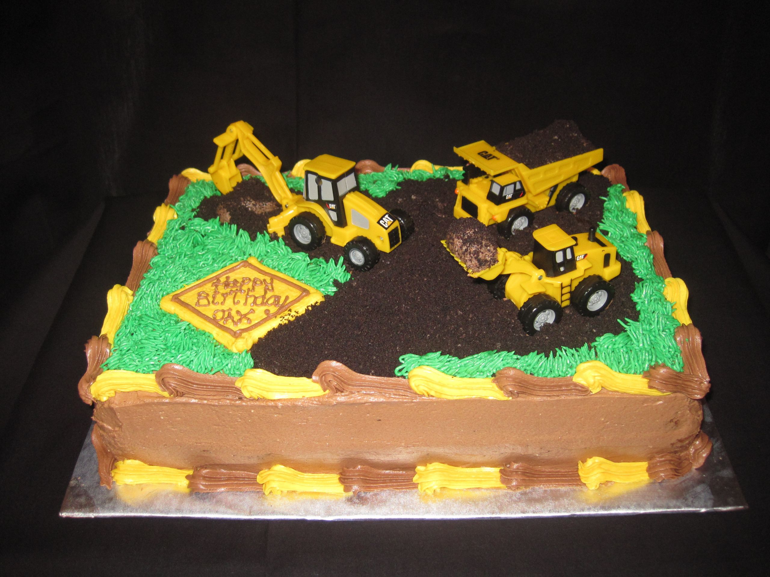 Truck Birthday Cake
 Dump Truck 1st Birthday Cake