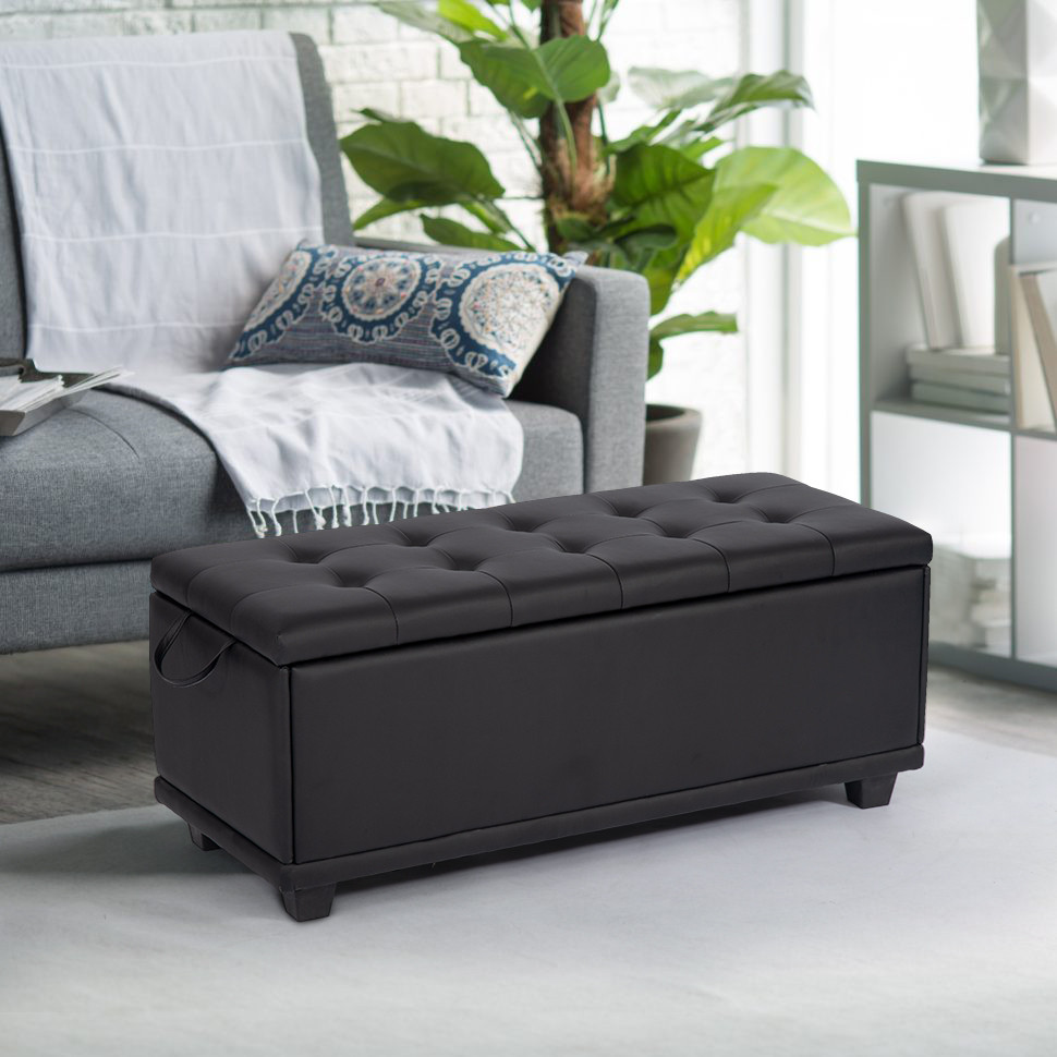 Tufted Bench Storage
 Ottoman Bench Storage Bedroom Bench Footrest Upholstered