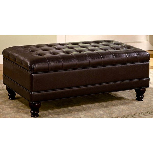 Tufted Bench Storage
 Shop Royale Tufted Ottoman Storage Bench Free Shipping