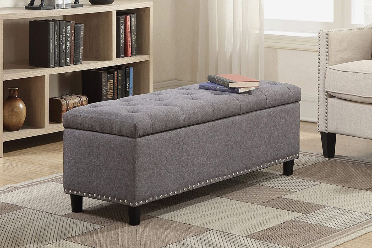 Tufted Bench Storage
 The 15 Best Storage Benches 2018