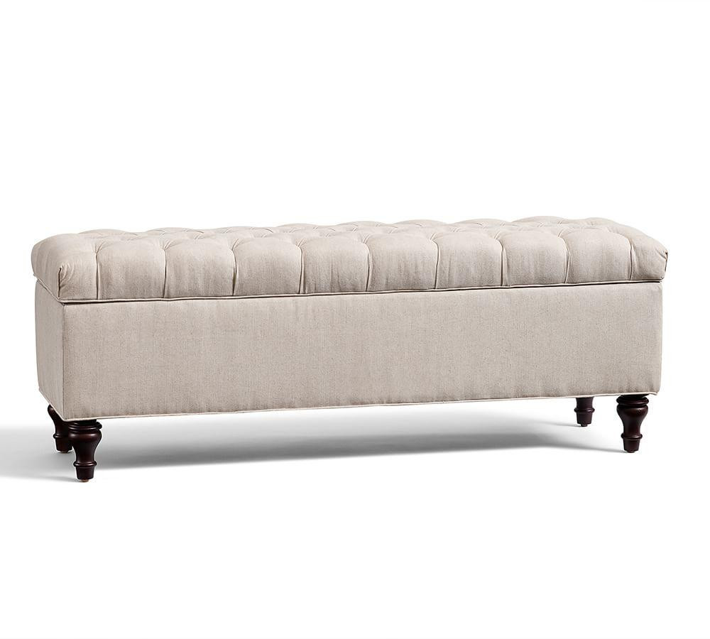 Tufted Bench Storage
 Lorraine Tufted Storage Bench