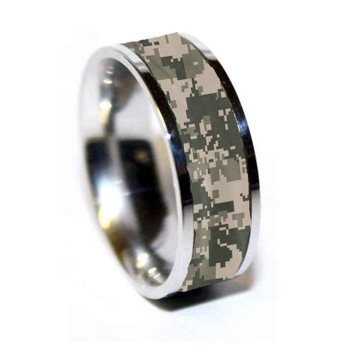 Tungsten Camo Wedding Bands
 army Tungsten ring