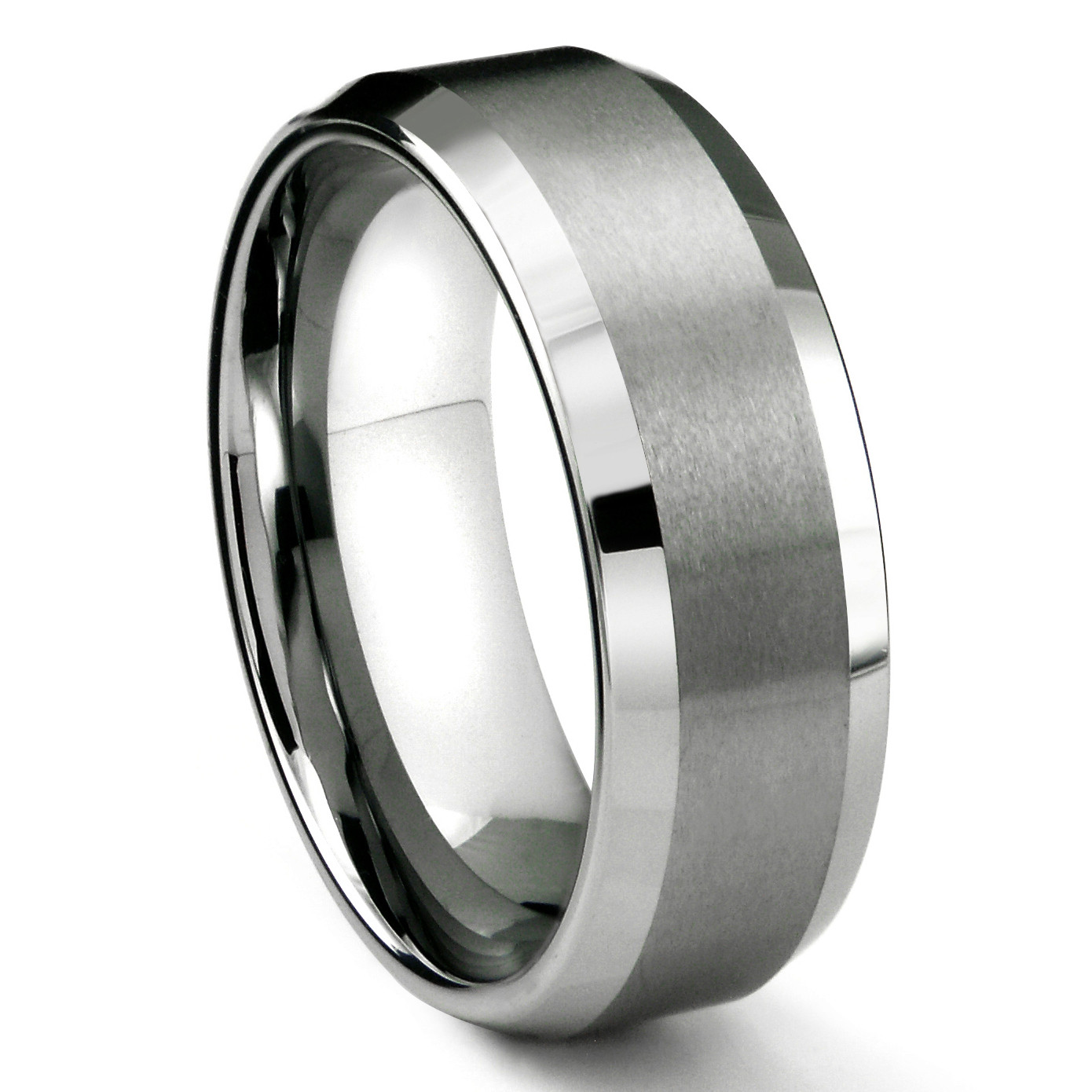 Tungsten Carbide Wedding Bands
 RASORET Tungsten Carbide Ring in fort Fit and Satin Finish