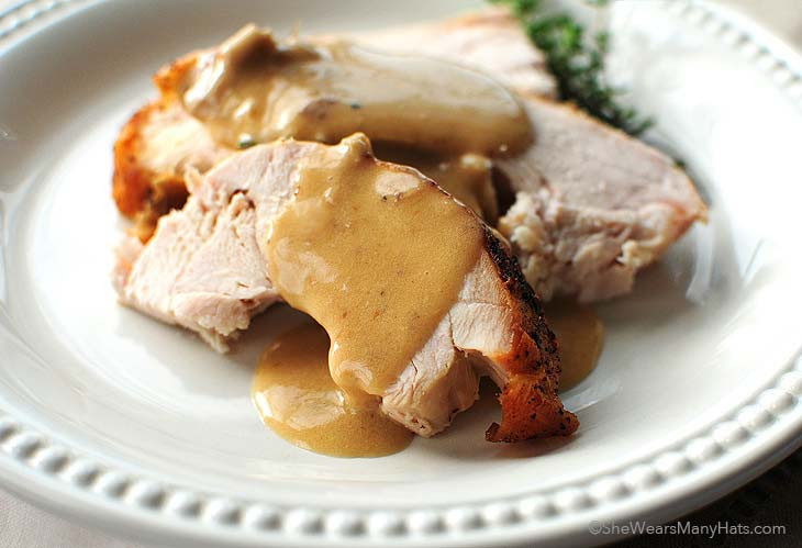 Turkey And Gravy
 Mayonnaise Roasted Turkey Recipe