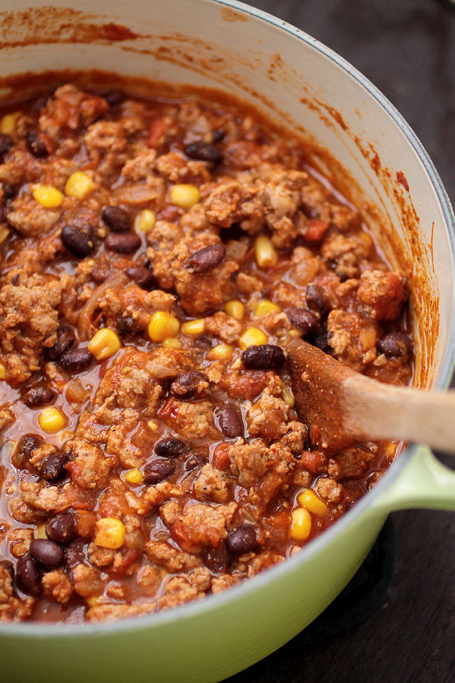 Turkey Bean Chili Recipe
 Turkey Corn and Black Bean Chili Life As A Strawberry