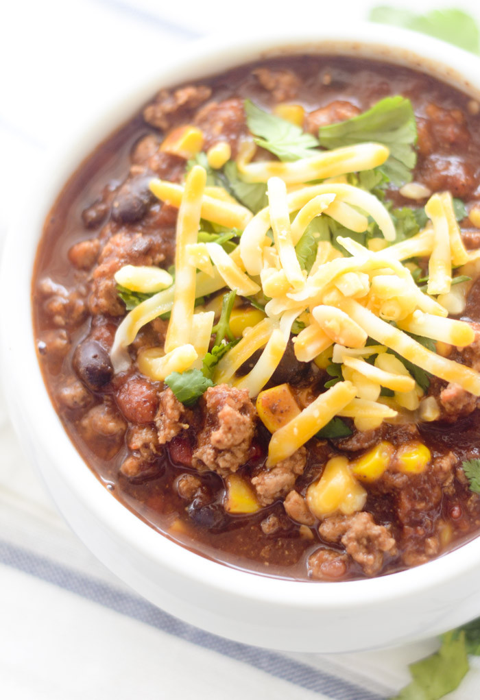 Turkey Bean Chili Recipe
 Weight Watcher’s Turkey Corn and Black Bean Chili