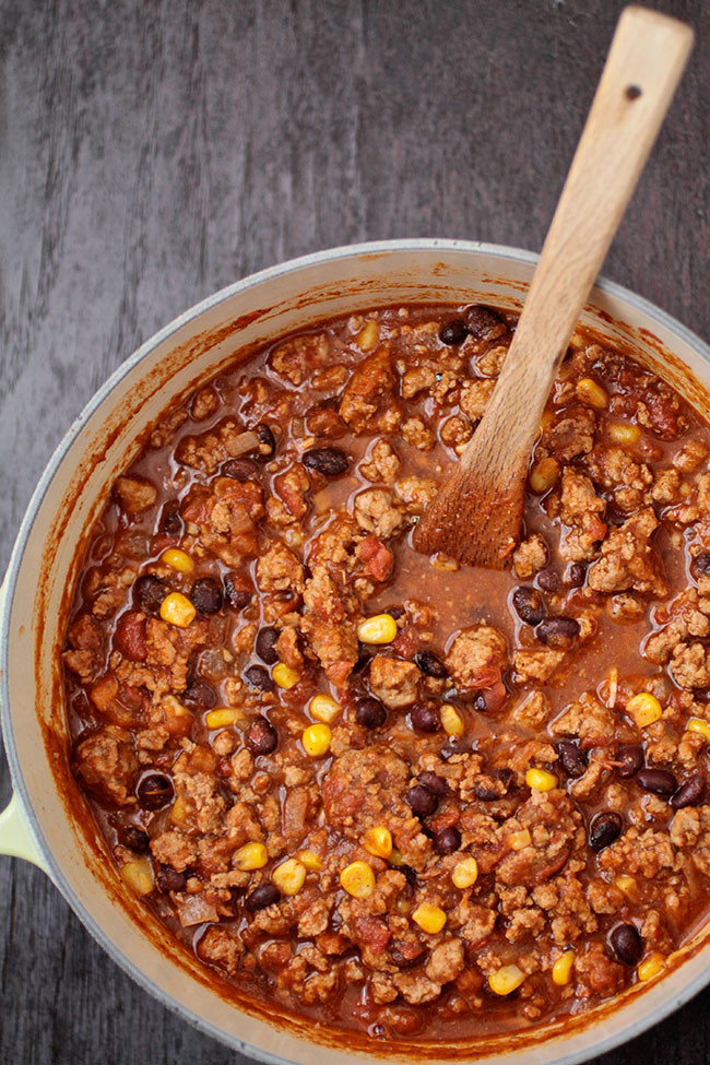 Turkey Bean Chili Recipe
 Turkey Corn and Black Bean Chili