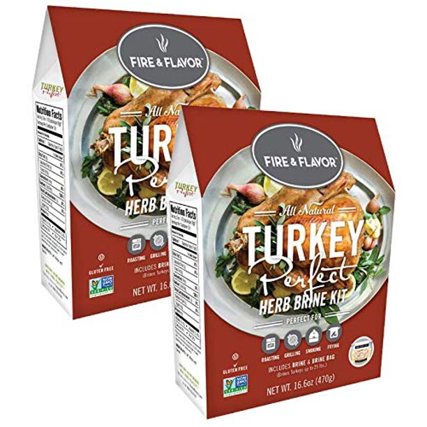 Turkey Brine Kit Walmart
 Pack of 2 Fire and Flavor Turkey Perfect Brine Kit with