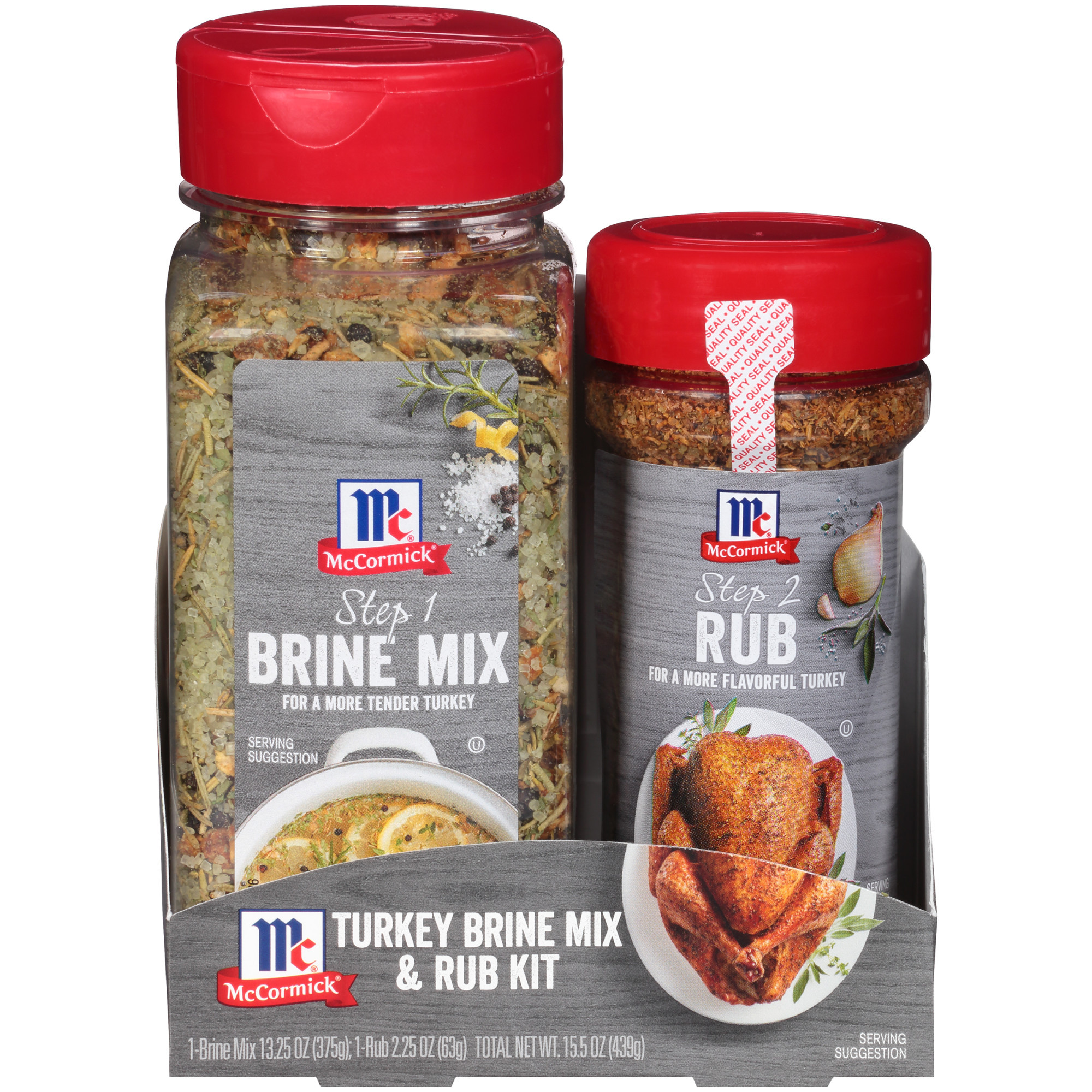 Turkey Brine Kit Walmart
 McCormick Turkey Brine Mix & Rub Kit 15 5 oz Walmart