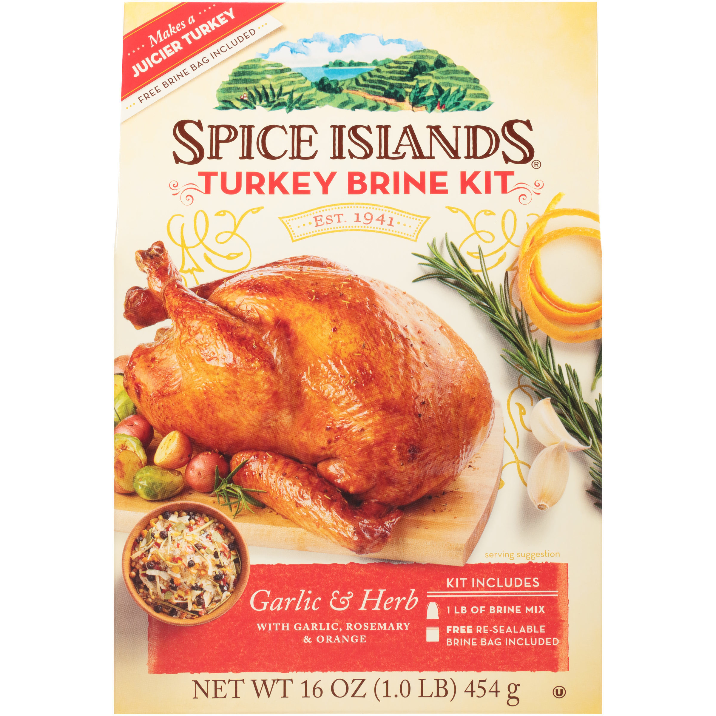 Turkey Brine Kit Walmart
 Spice Islands Garlic & Herb Turkey Brine Kit 16 oz Pack