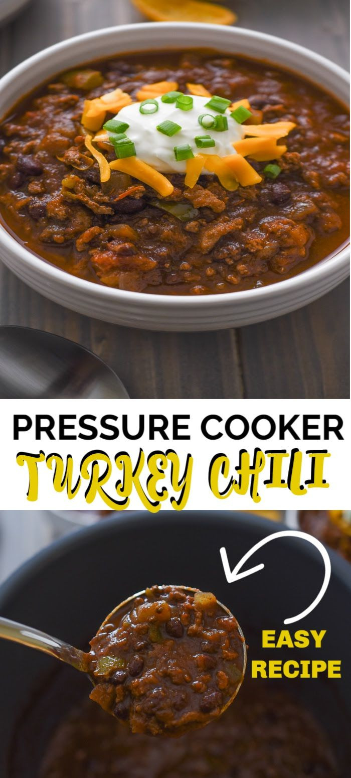 Turkey Chili Pressure Cooker Recipe
 Pressure Cooker Turkey Chili