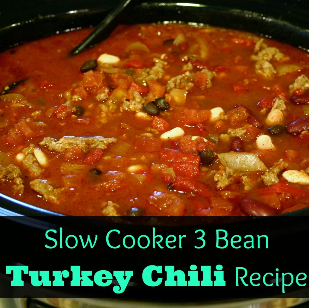 Turkey Chili Recipes Easy
 Easy & Healthy Dinner Three Bean Turkey Chili Recipe