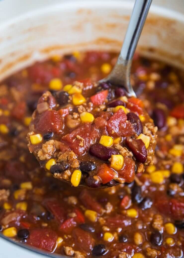 Turkey Chili Recipes Easy
 EASY and Healthy Turkey Chili Recipe I Heart Naptime