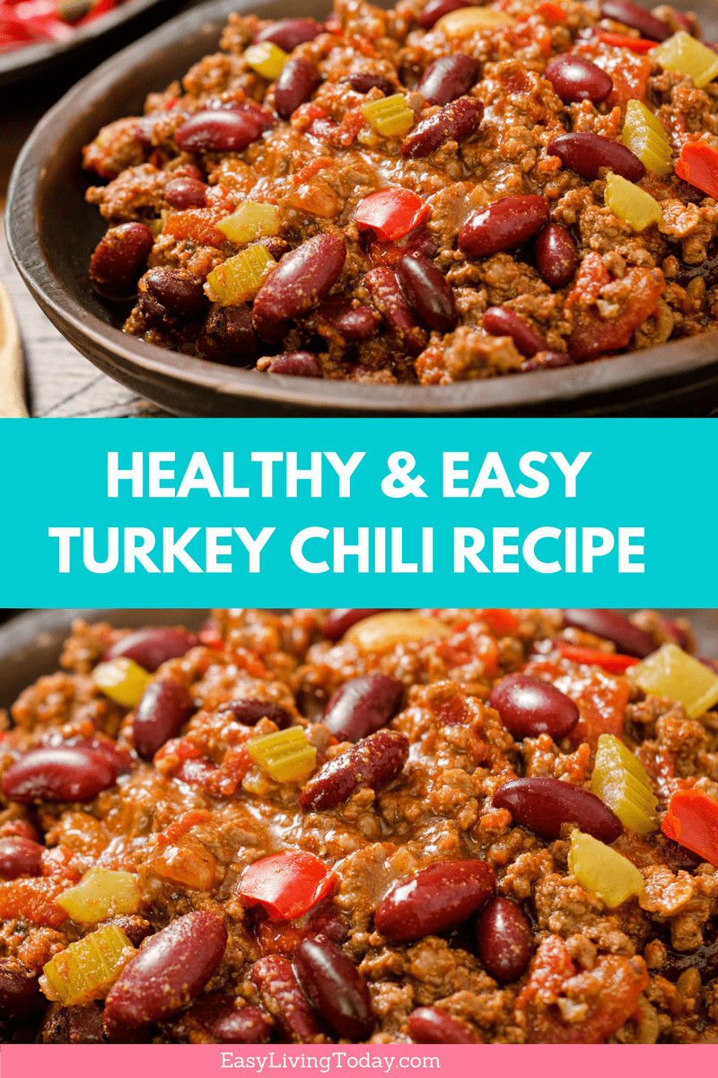 Turkey Chili Recipes Easy
 Healthy Turkey Chili Crock Pot Recipe Video Easy