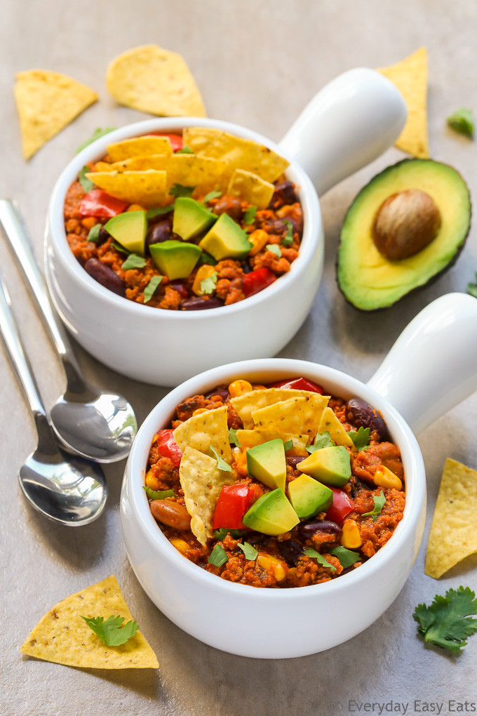 Turkey Chili Recipes Healthy
 Healthy Turkey Chili