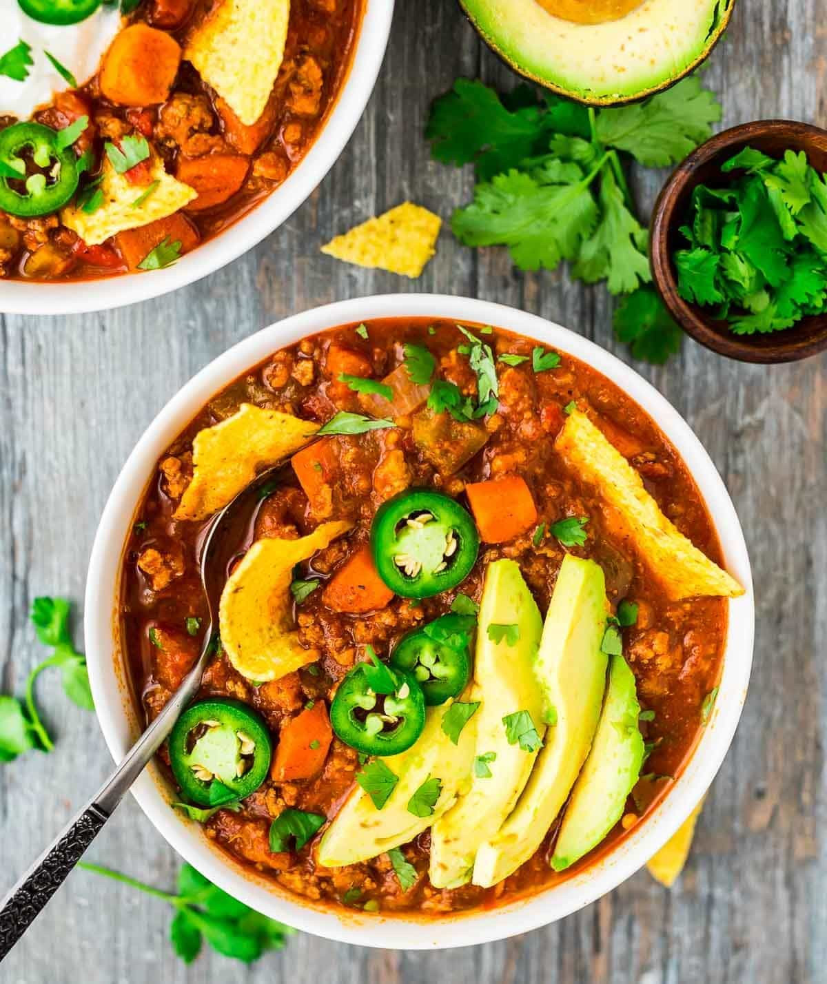 Turkey Chili Recipes Healthy
 Healthy Turkey Chili