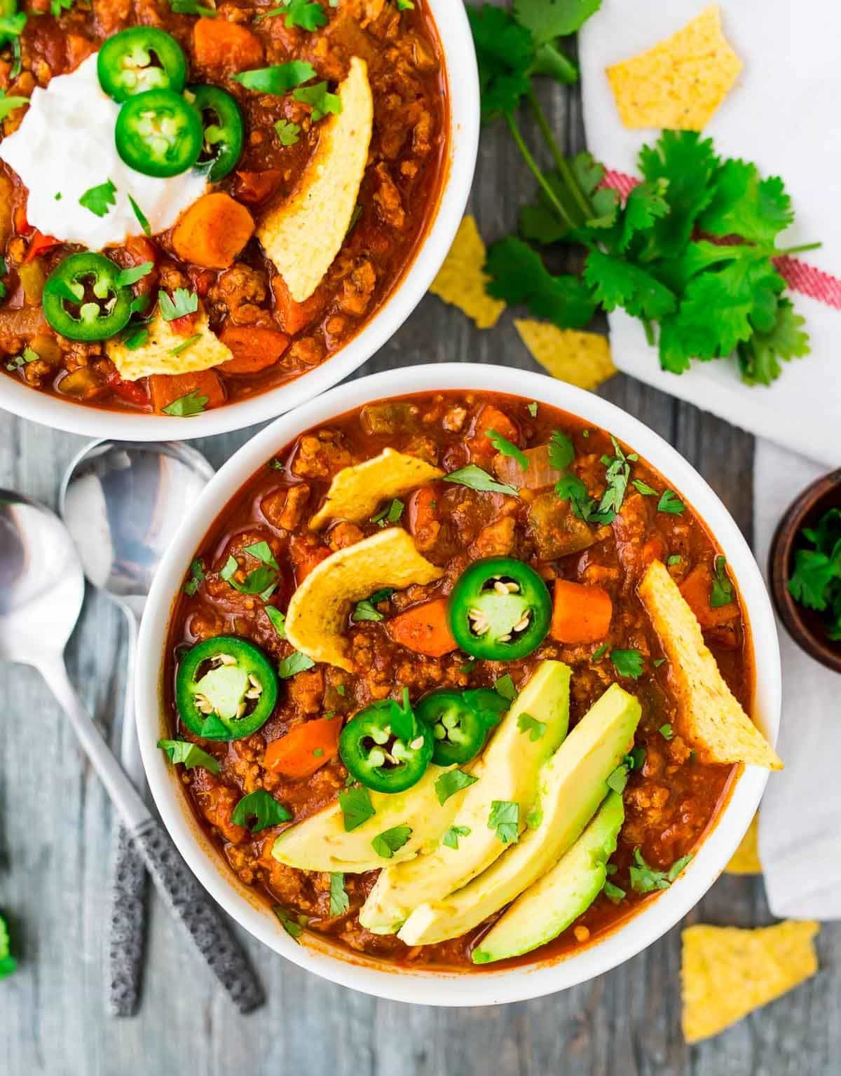 Turkey Chili Recipes Healthy
 Healthy Turkey Chili