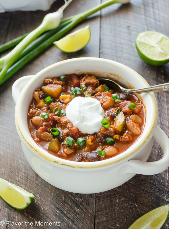 Turkey Chili With Corn
 Easy Slow Cooker Turkey Chili Flavor the Moments