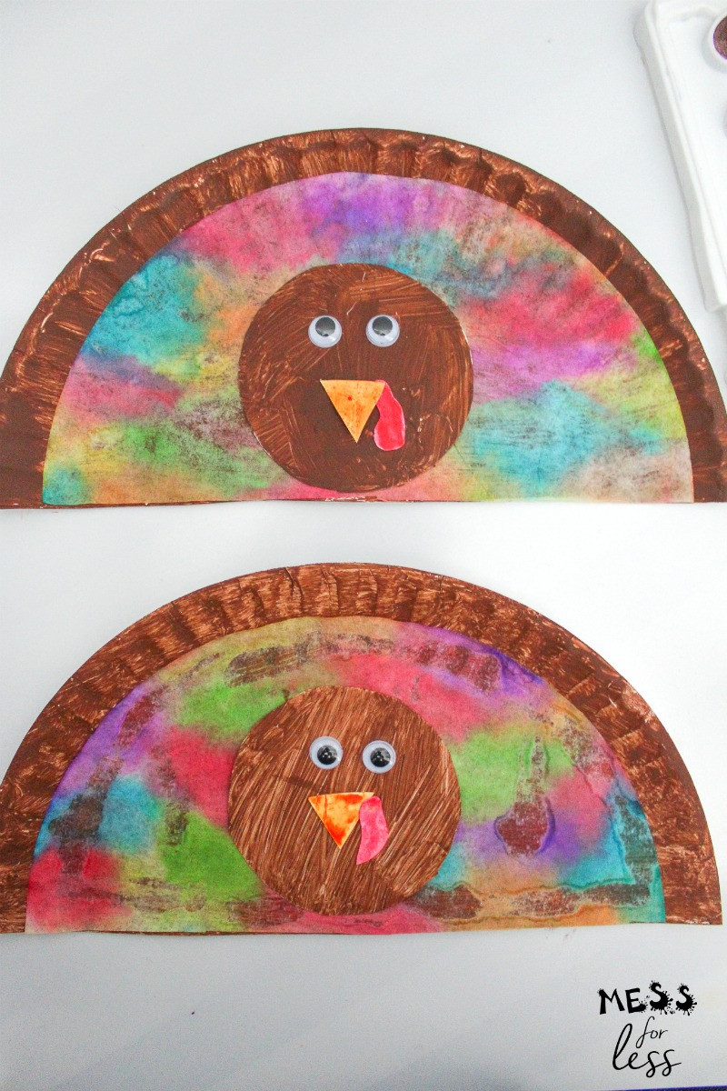 Turkey Craft Kids
 Paper Plate Turkey Craft for Kids Mess for Less