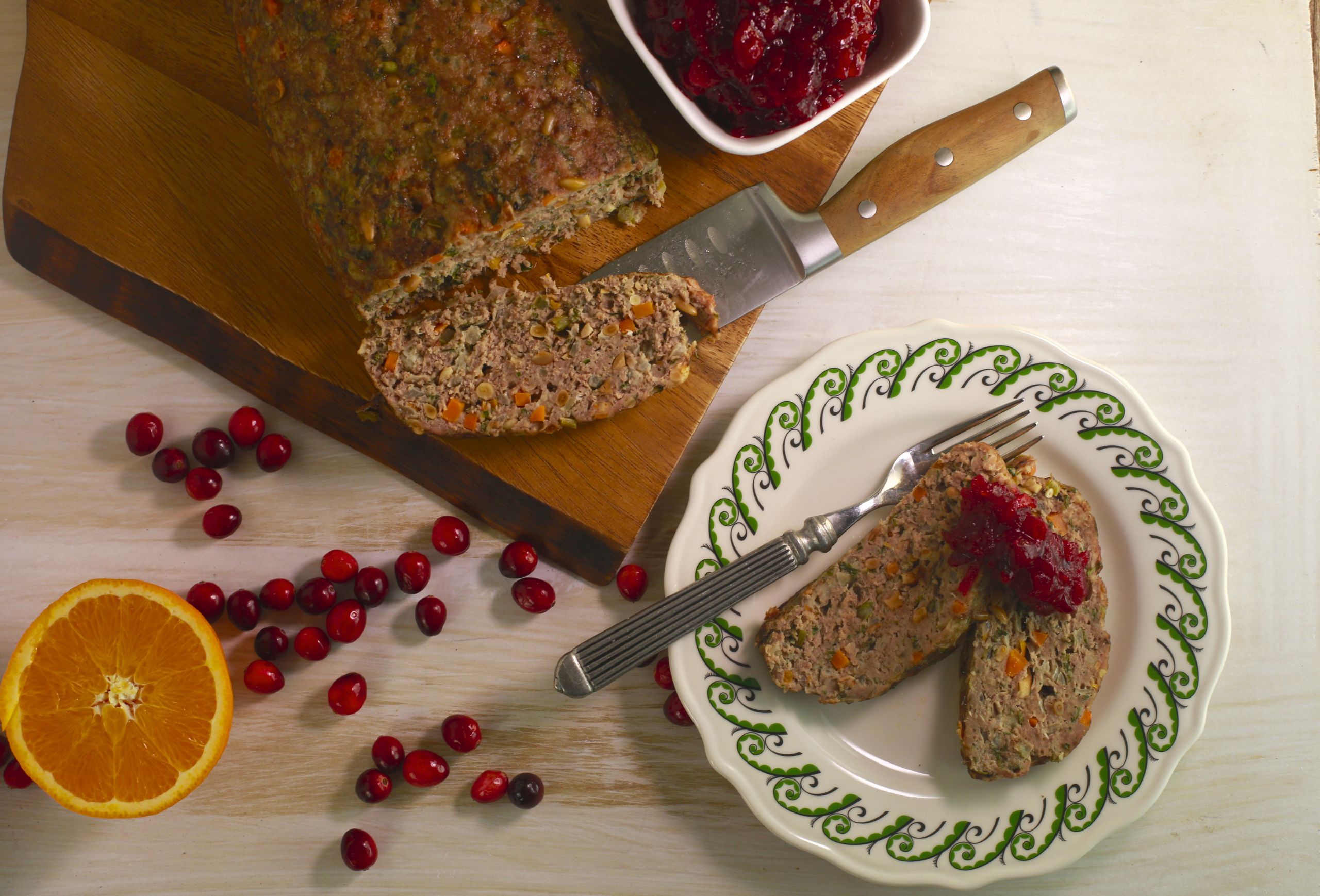 Turkey Meatloaf Recipe Rachel Ray
 Nutty Turkey Meatloaf with Cracked Cranberry and Orange