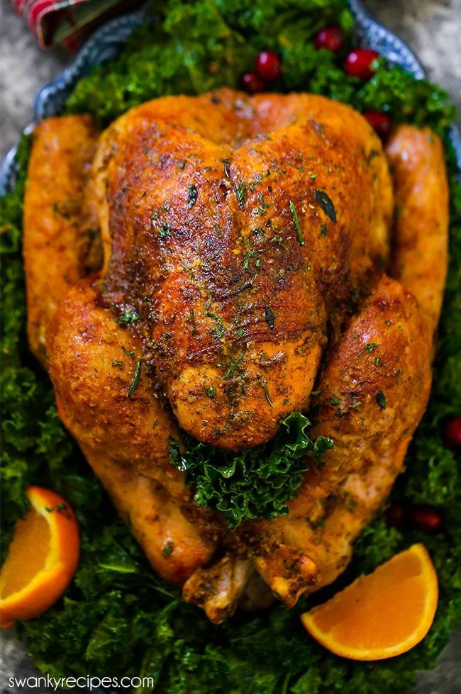 Turkey Rubs For Roasting
 Juicy Roast Turkey with herb butter seasoning and rub