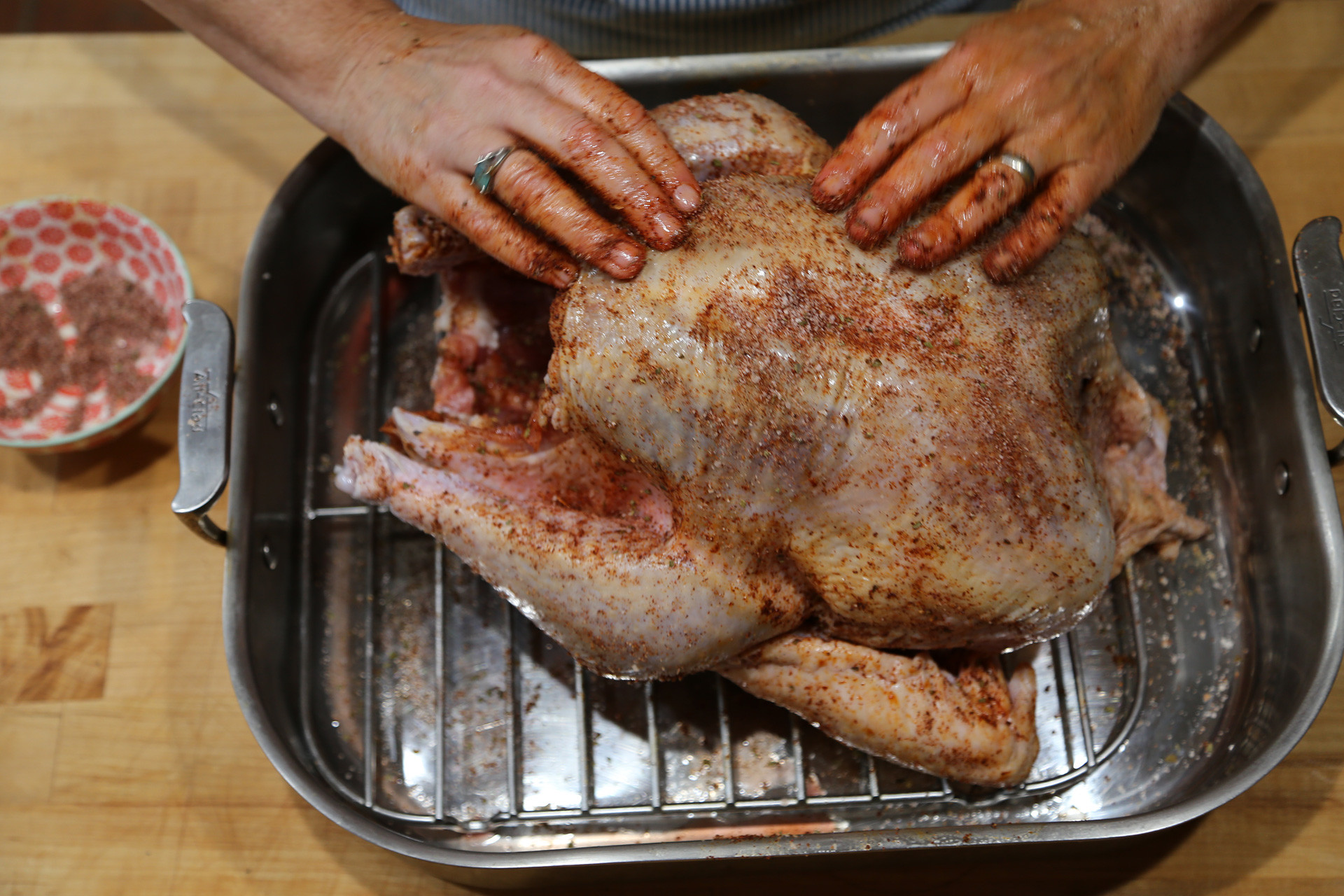 Turkey Rubs For Roasting
 Mexican Style Thanksgiving Chile Rubbed Roast Turkey