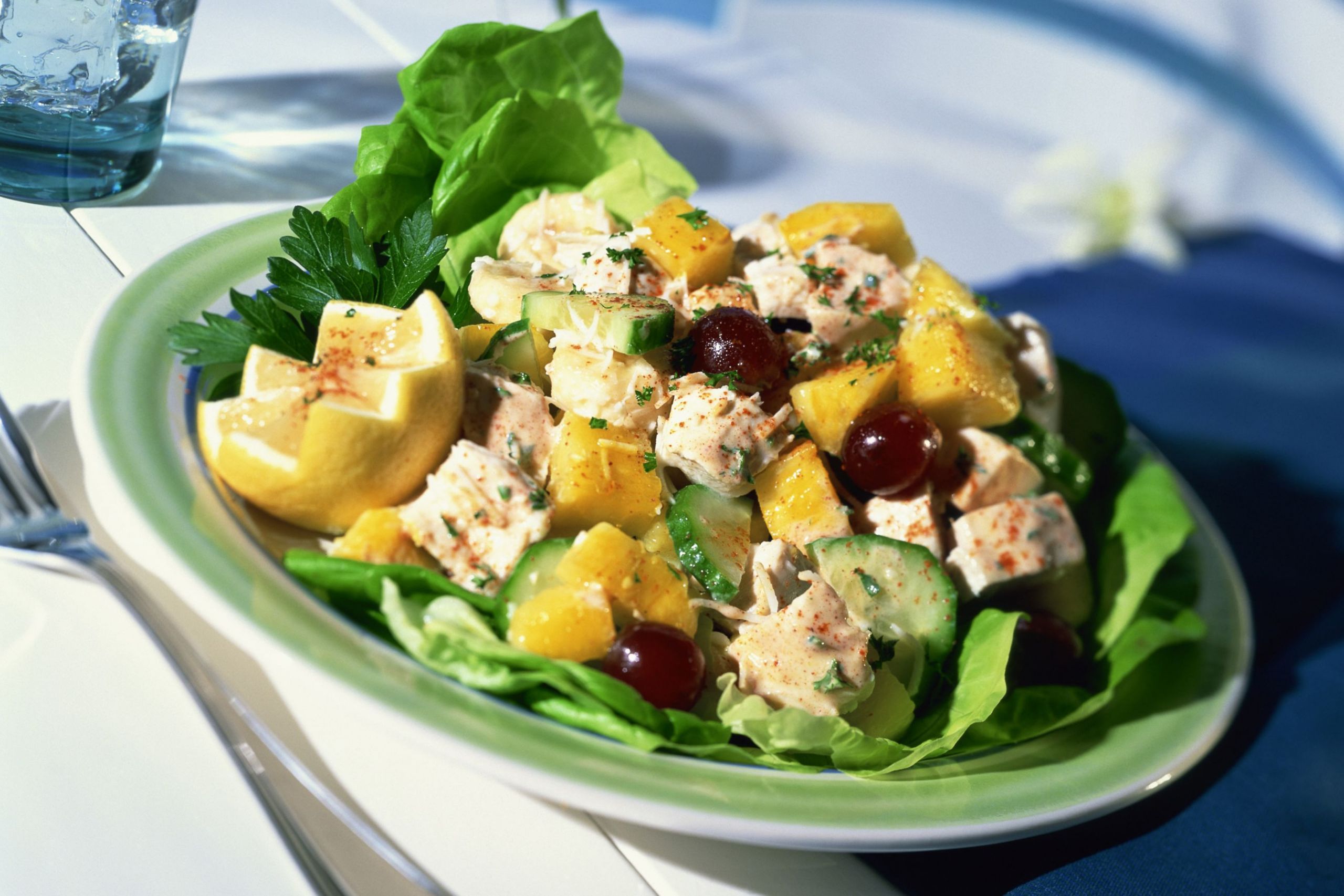 Turkey Salad With Grapes
 Special Turkey Salad Recipe With Grapes and Almonds