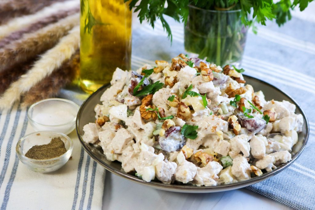 Turkey Salad With Grapes
 Healthy Turkey Salad with Grapes Apples & Walnuts eachnight