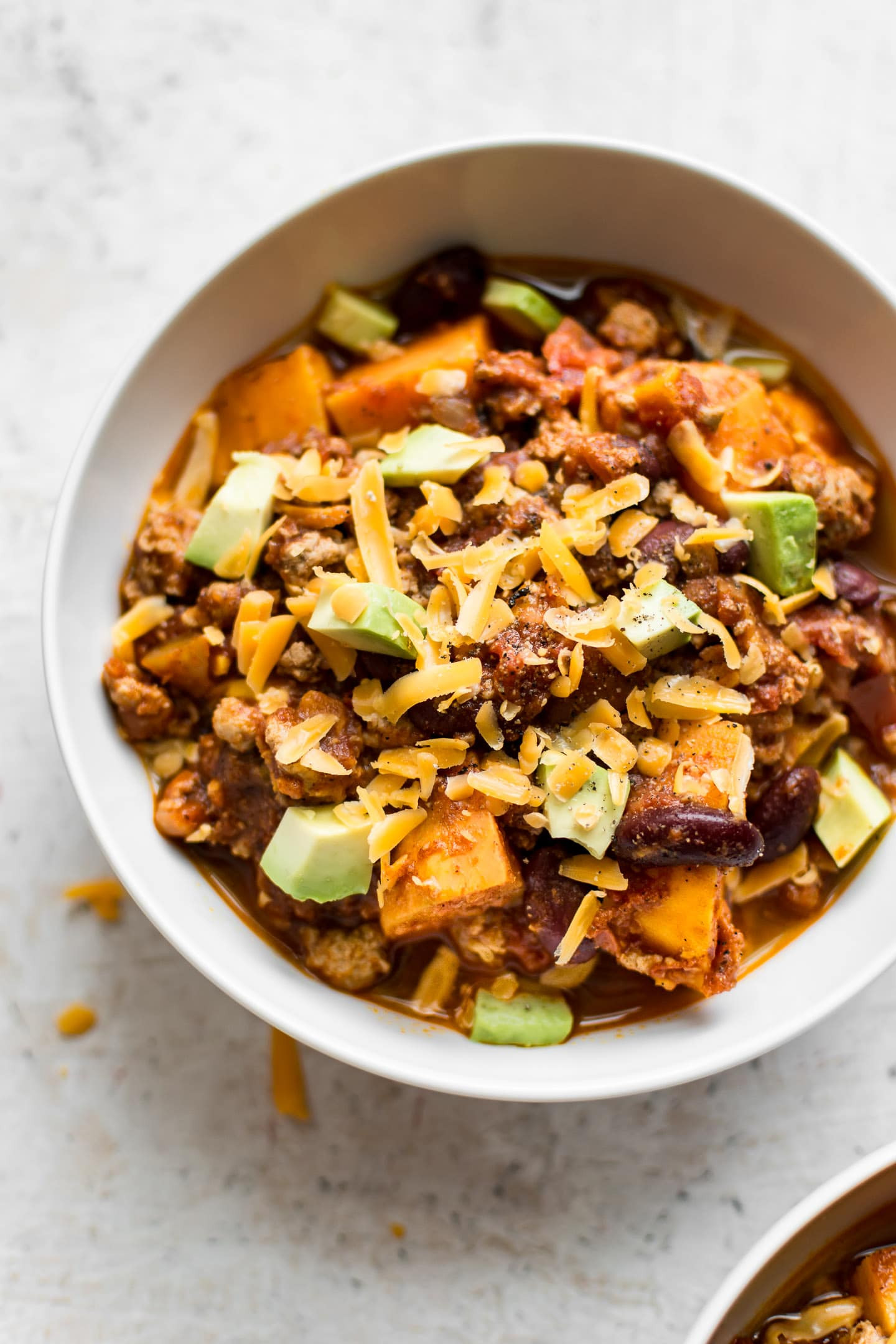 Turkey Sweet Potato Chili
 Turkey Sweet Potato Chili • Salt & Lavender