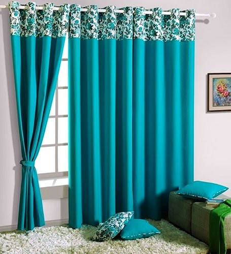 Turquoise Curtains Living Room
 Turquoise is the new Black for your Living Room Home Decors