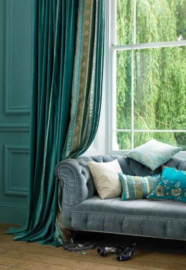 Turquoise Curtains Living Room
 285 best images about Turquoise White Black Bedroom Ideas