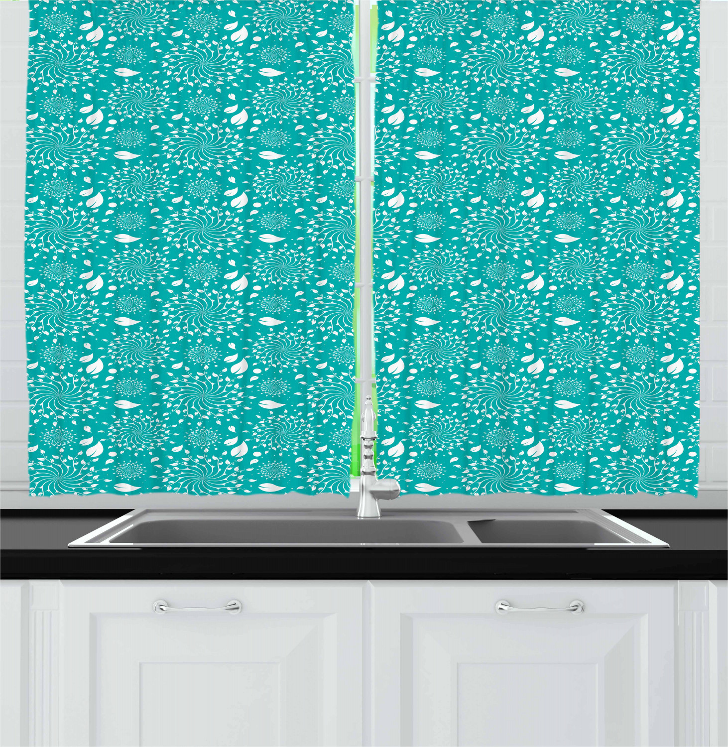 35 Favorite Turquoise Kitchen Curtains Home Family Style And Art Ideas   Turquoise Kitchen Curtains Luxury Turquoise Kitchen Curtains 2 Panel Set Window Drapes 55quot X Of Turquoise Kitchen Curtains 