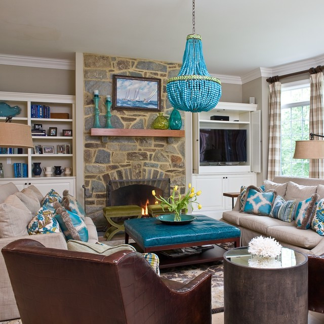 Turquoise Living Room Decorations
 Turquoise