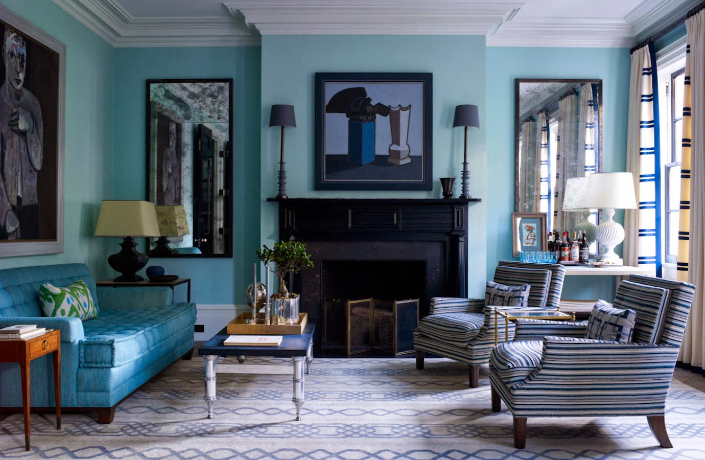 Turquoise Living Room Ideas
 The Texture of Teal and Turquoise – A Bold and Beautiful