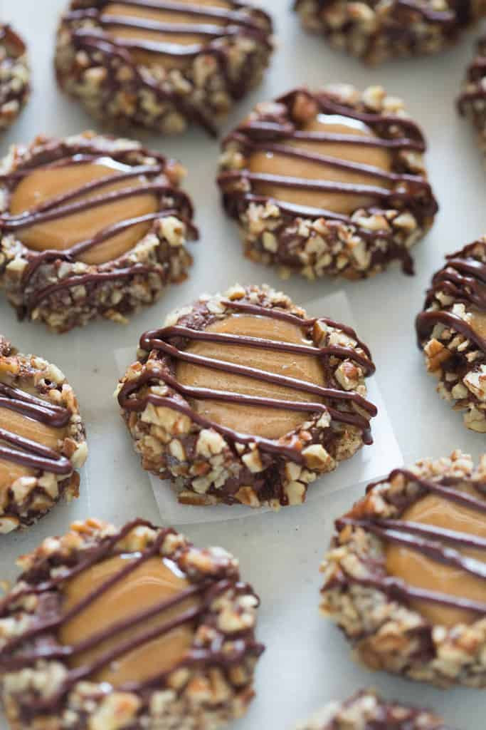 Turtle Thumbprint Cookies
 Turtle Cookies Tastes Better From Scratch